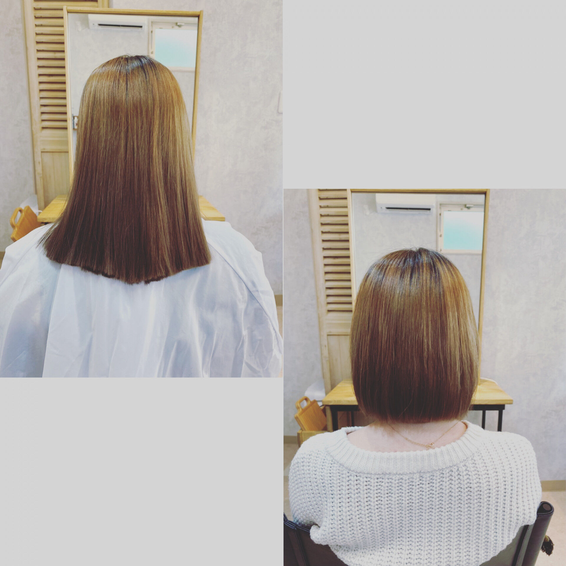 ☆ロングからのショートボブ☆イメチェン