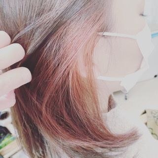 インナーカラー☆ローズ